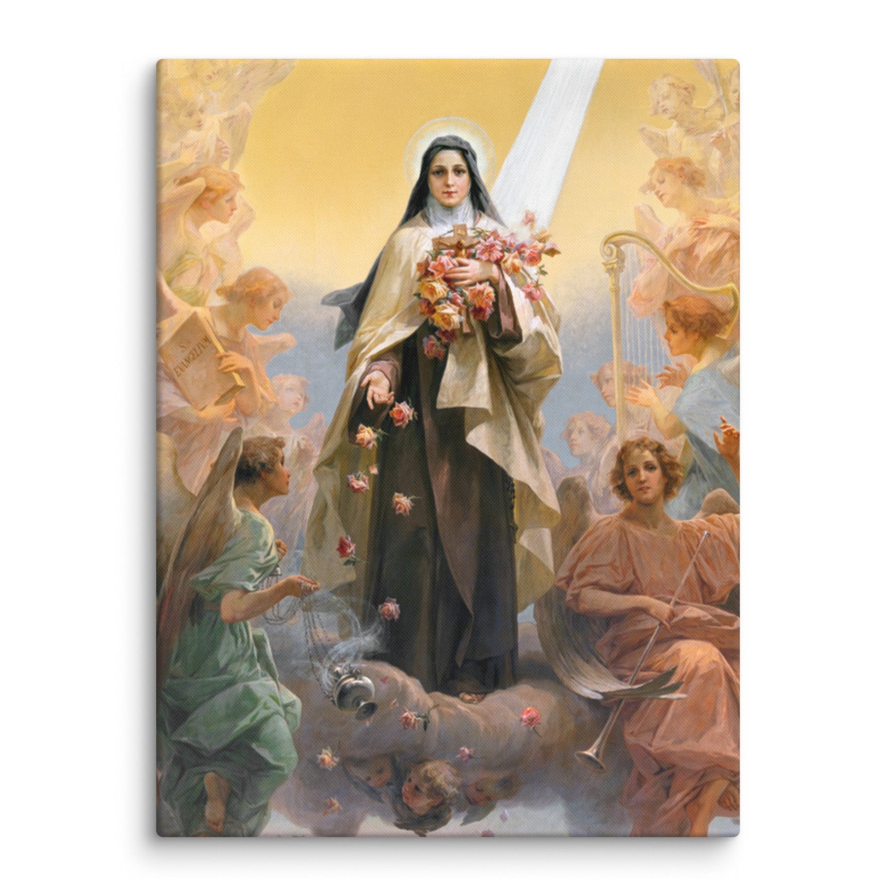 St Terese of Liseux Showers Roses from Heaven - Ettore Ballerini ...