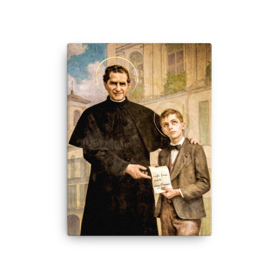 St. John Bosco and St. Dominic Savio - Paolo Giovanni Crida
