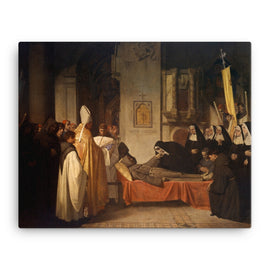 Traslación de San Francisco de Asís de Benet Mercadé -Death of St. Francis of Assisi