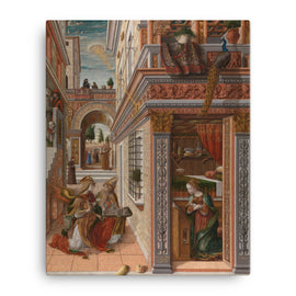 The Annunciation with St. Emidius Carlos Crivelli