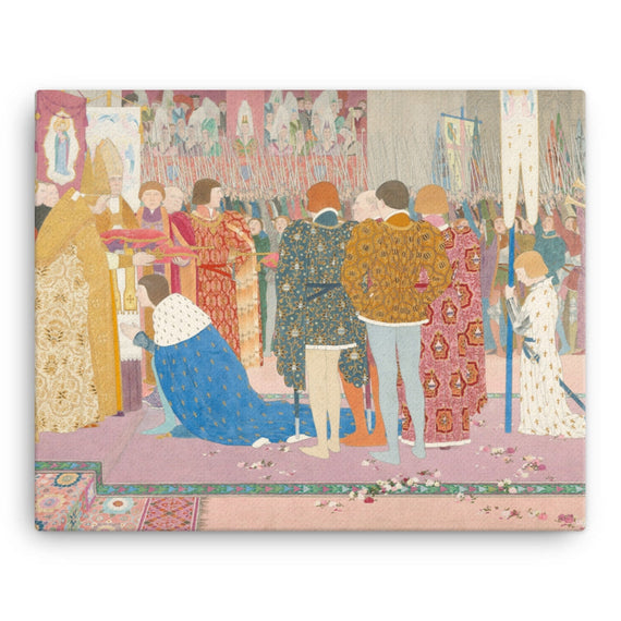 The Crowning at Rheims of the Dauphin (Scenes from the Life of St. Joan of Arc) - Louis Maurice Boutet de Monvel