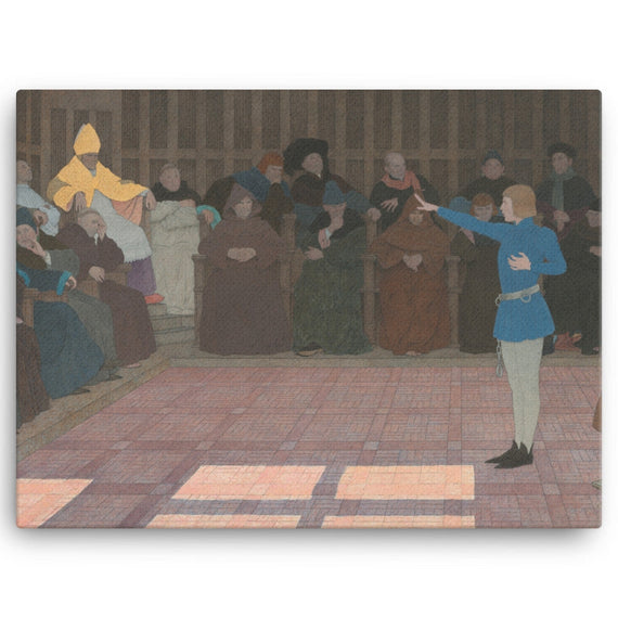 The Trial of Joan of Arc (Scenes from the Life of St. Joan of Arc) - Louis Maurice Boutet de Monvel