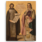 Saints Cyril and Methodius Equal to the Apostles, Enlighteners of the Slavs. Artist: Uros Predic (Serbia). 1912