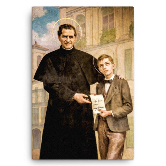 St. John Bosco and St. Dominic Savio - Paolo Giovanni Crida