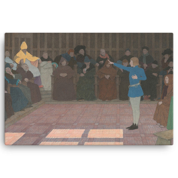 The Trial of Joan of Arc (Scenes from the Life of St. Joan of Arc) - Louis Maurice Boutet de Monvel