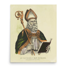 St. Patrick / San Patricio Lithograph