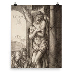 The Man of Sorrows by the Column with the Virgin and St. John, from the "Engraved Passion"