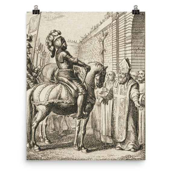 Illustration for Johann Christoph Mayer's "History of the Crusades"