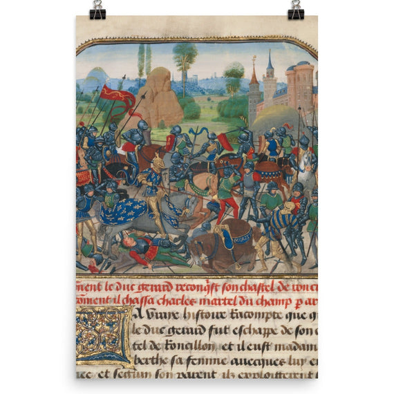 The Battle before Roussillon's Castle