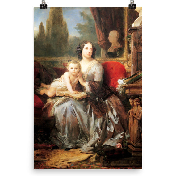 Maria Brignole-Sale, Duchess of Galliera, with her son Filippo