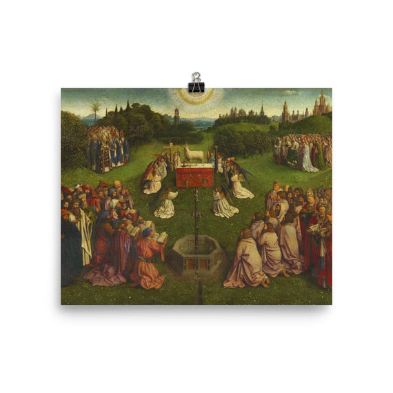 The Adoration of the Lamb - Ghent Altarpiece Extract