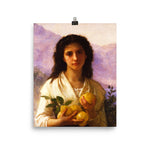 Girl Holding Lemons