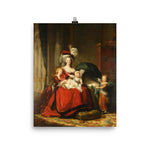 Marie-Antoinette de Lorraine-Habsbourg, queen of France, and her children