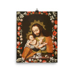 San Jose con Nino Cristo - St. Joseph with the Christ Child