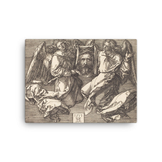 The Sudarium Held by Two Angels