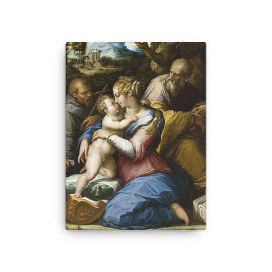 Holy Family with Saint Francis in a Landscape