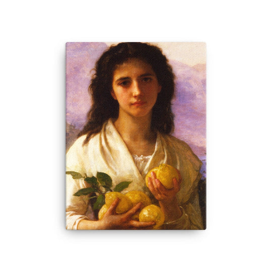 Girl Holding Lemons