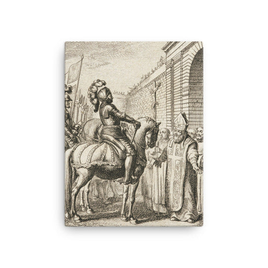 Illustration for Johann Christoph Mayer's "History of the Crusades"