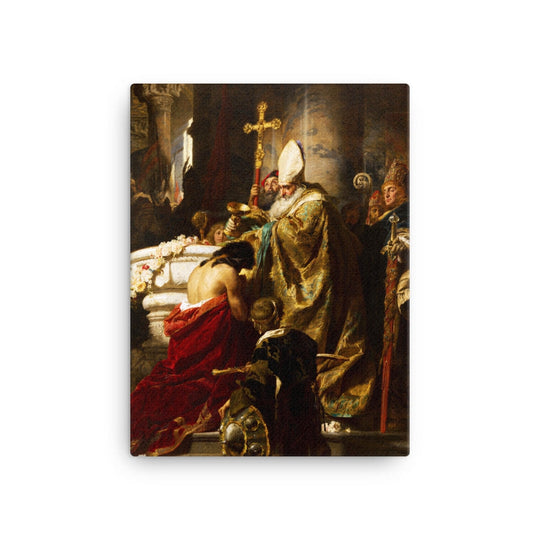The Baptism of Vajk (St. Stephen of Hungary)