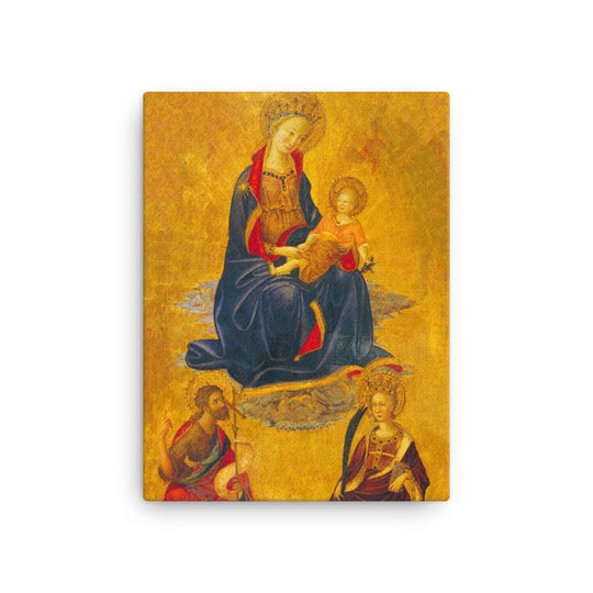 Adoration of the Virgin and Child by Saint John the Baptist and Saint Catherine