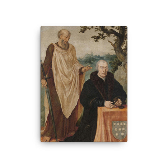 Left Wing of a Triptych: Donor Matelief Dammasz and St Paul