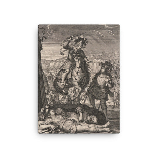 Joan of Arc Rescues the King; Paris in the Background