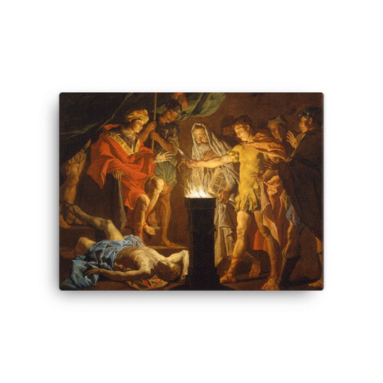 Mucius Scaevola in the presence of Lars Porsenna