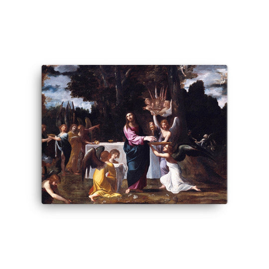 Christ in the Wilderness, Served by Angels