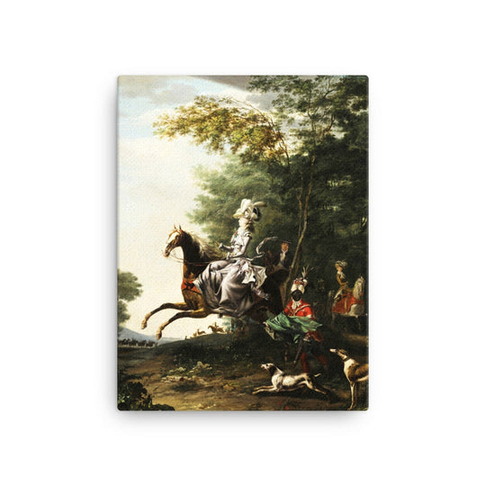 Marie-Antoinette, Queen of France, hunting