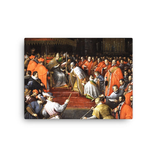 Pope Alexander III offers Doge Ziani the Holy Candle