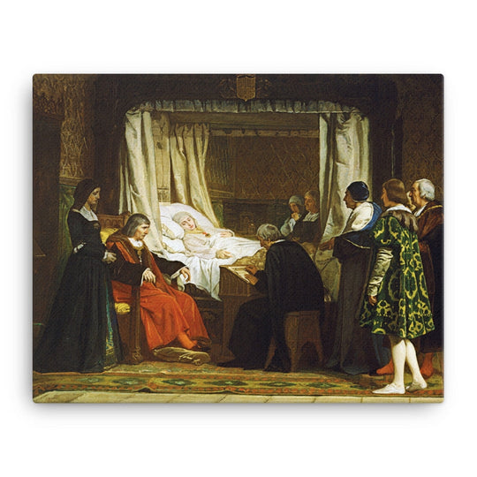 Queen Isabella the Catholic dictating her Will