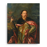 Portrait of John III Sobieski with the Battle in the Background