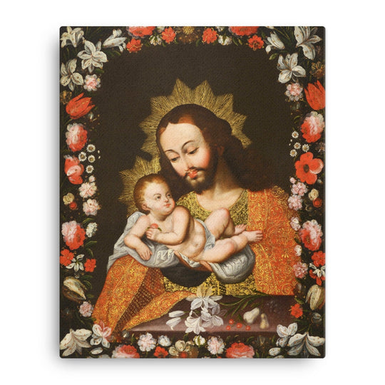 San Jose con Nino Cristo - St. Joseph with the Christ Child