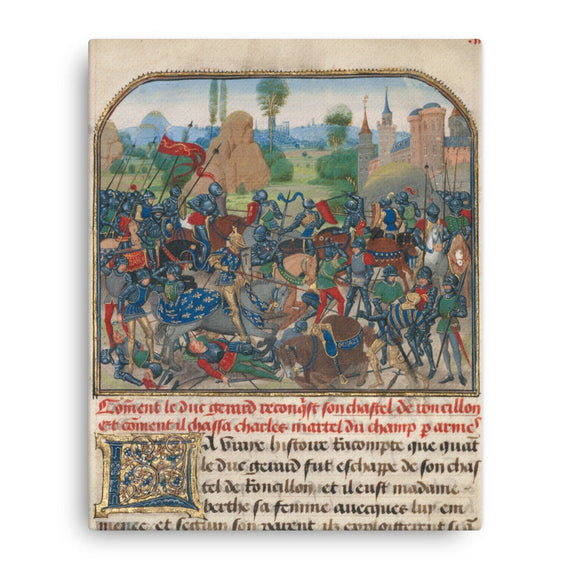 The Battle before Roussillon's Castle