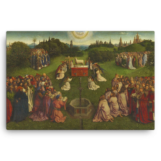 The Adoration of the Lamb - Ghent Altarpiece Extract