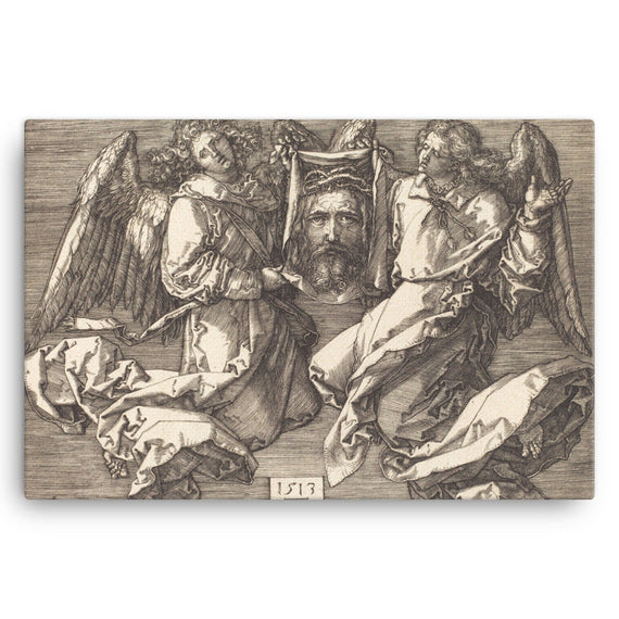 The Sudarium Held by Two Angels