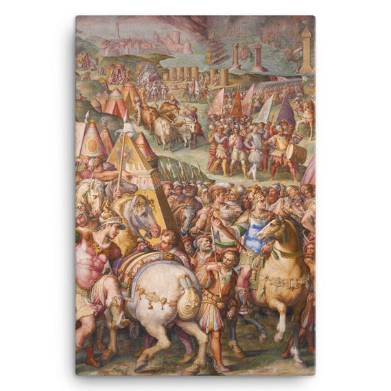 The emperor Massimiliano Lifts the Siege from Livorno